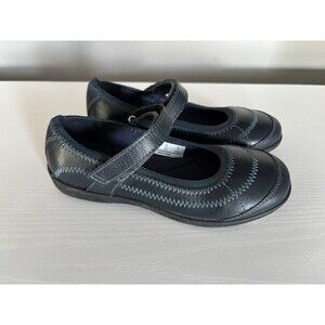 Hush Puppies Reese HP855894 Flats Girls US 13 Navy Leather Mary Jane JOBB1956